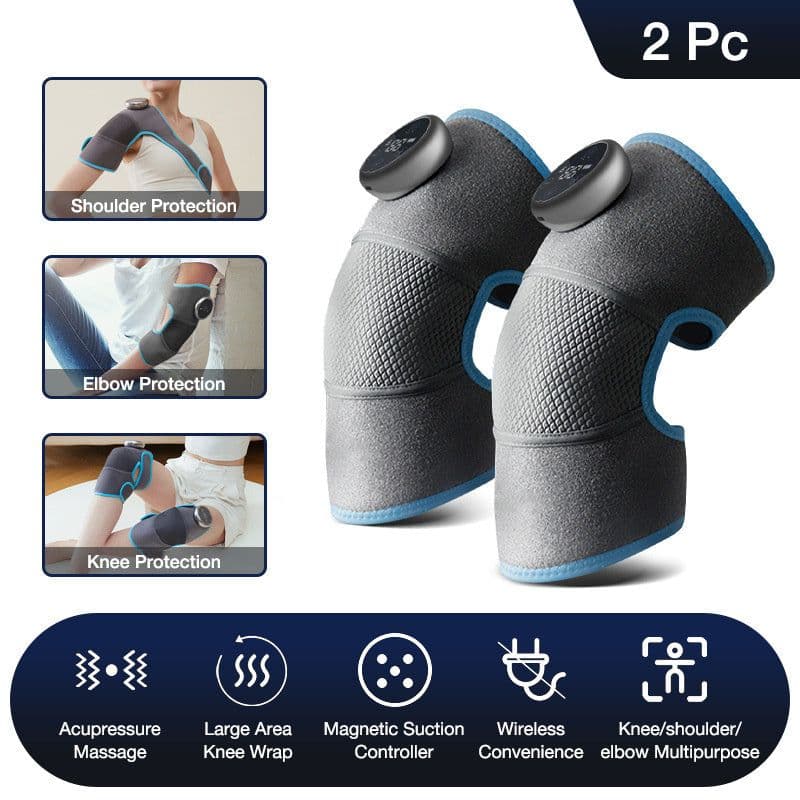 image-Heating Knee Electric Shoulder Vibrating Massage Pad For Physiotherapy Leg Arthritis Elbow Joint Pain Relief Therapy