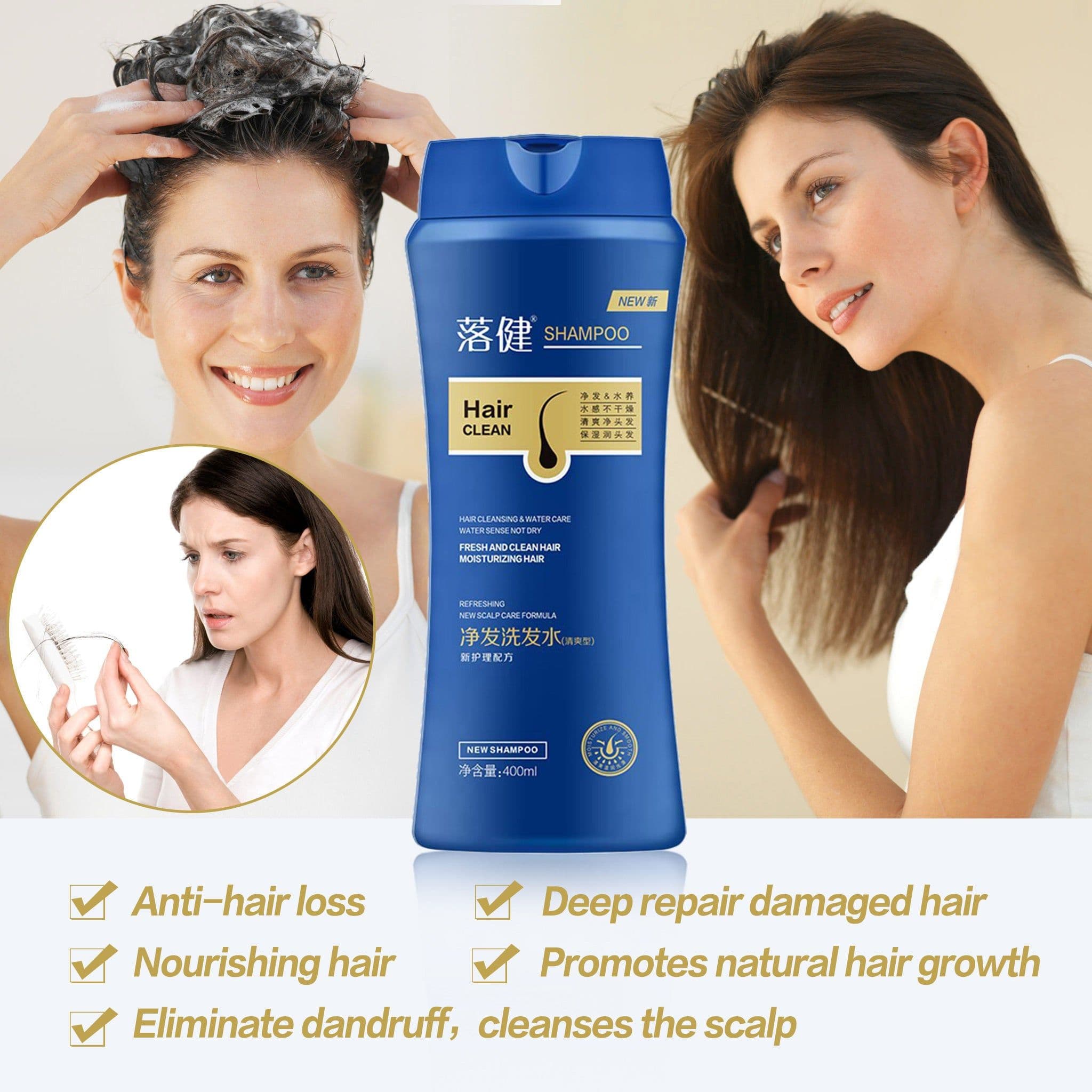 image-Anti-dandruff Nourishing Shouaconite Shampoo Dew For Men And Women