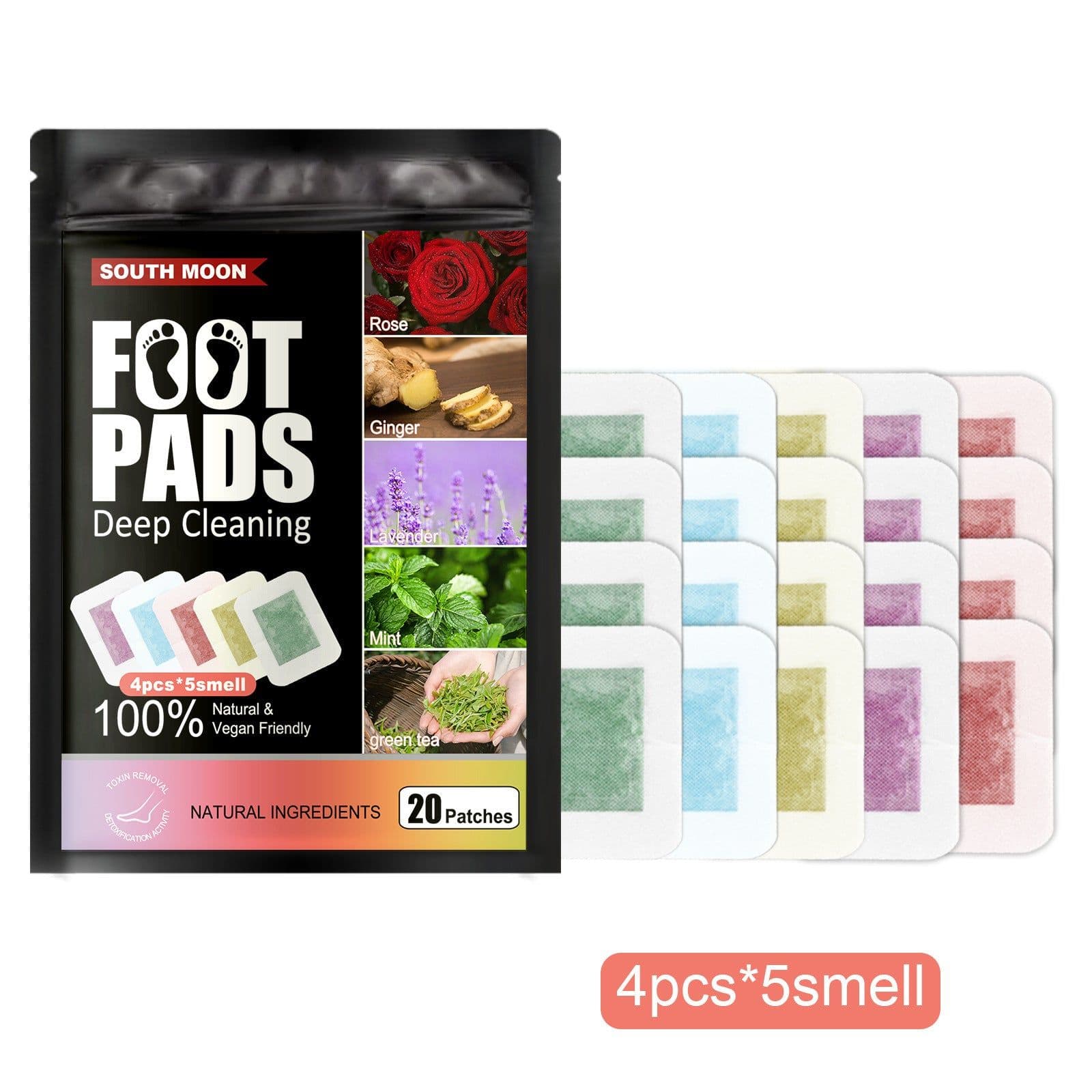 image-Plant Foot Patch Dehumidification Improve Sleep Relieve Stress Body Foot Massage Care Patch