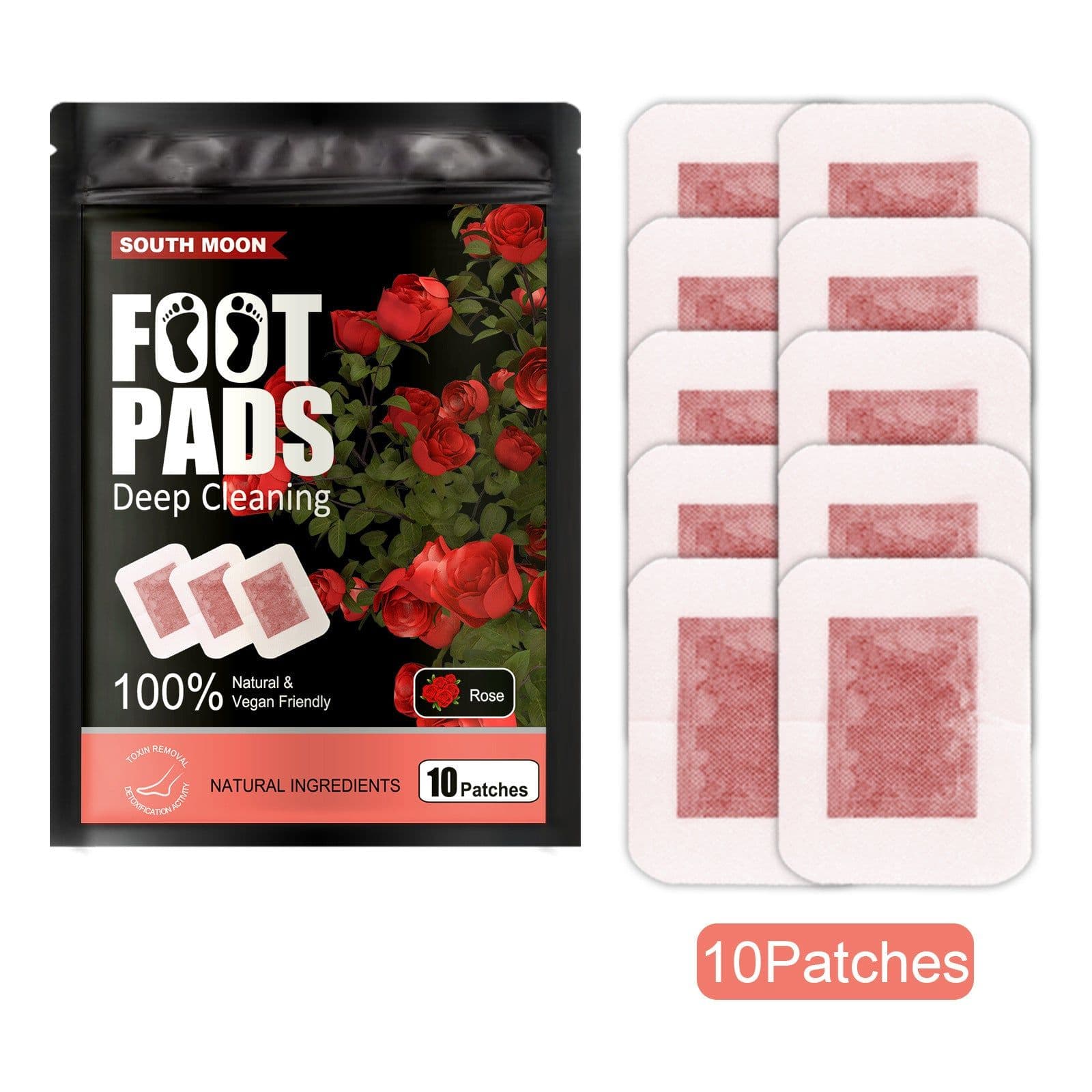image-Plant Foot Patch Dehumidification Improve Sleep Relieve Stress Body Foot Massage Care Patch