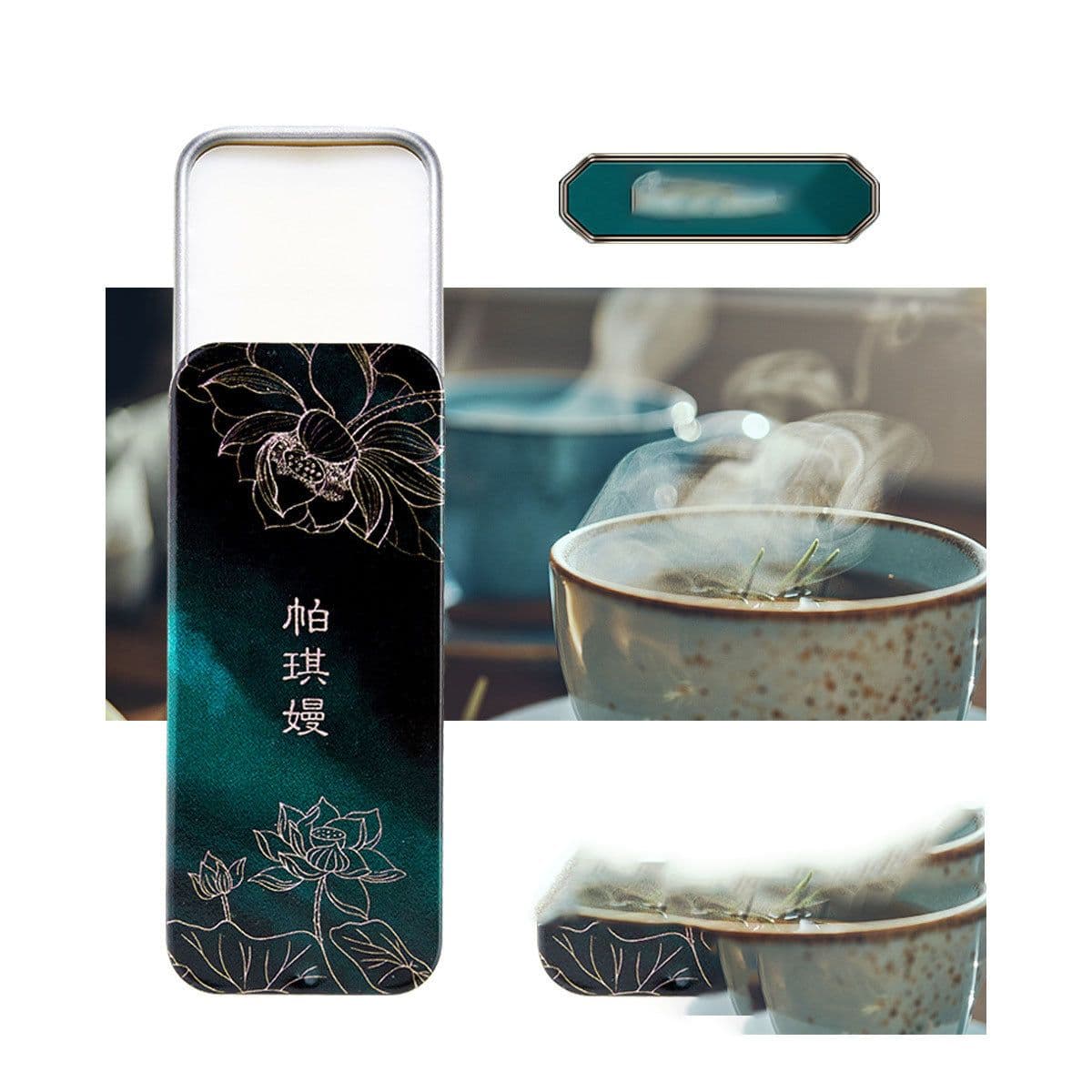 image-Lotus Pond Moonlight Perfume Body Balm Light Fragrance Portable Pocket Perfume Solid Balm