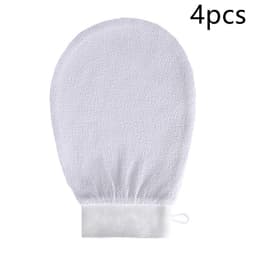image-Rayon Viscose Fiber Medium Fine Sand Exfoliating Bath Gloves