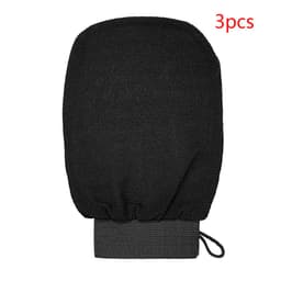 image-Rayon Viscose Fiber Medium Fine Sand Exfoliating Bath Gloves