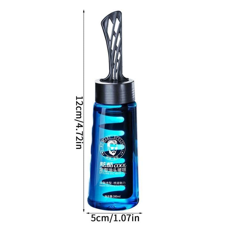image-Quick-drying Styling Oil Hair Gel For Men
