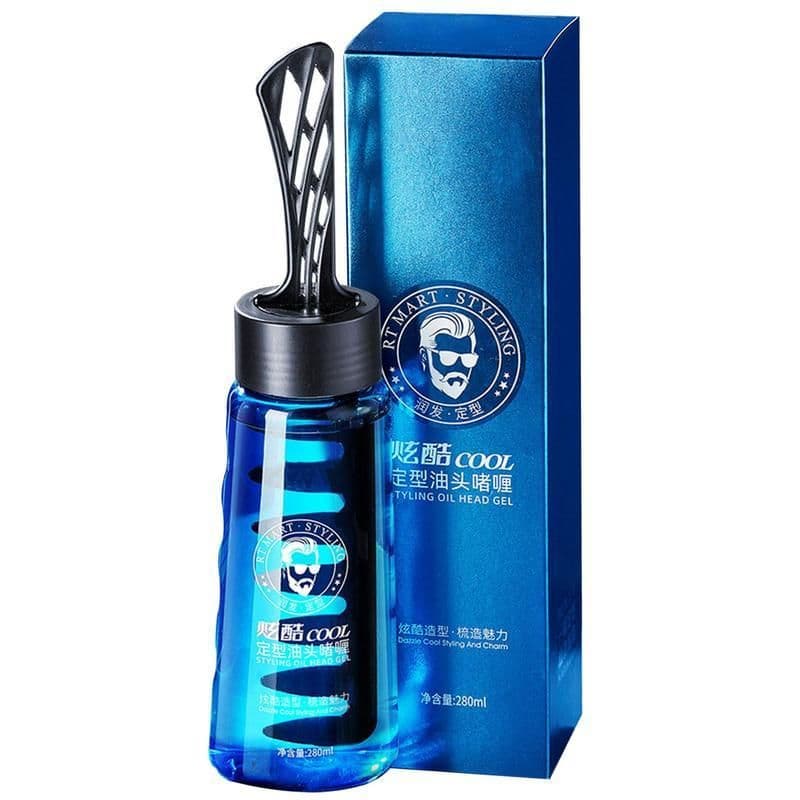 image-Quick-drying Styling Oil Hair Gel For Men