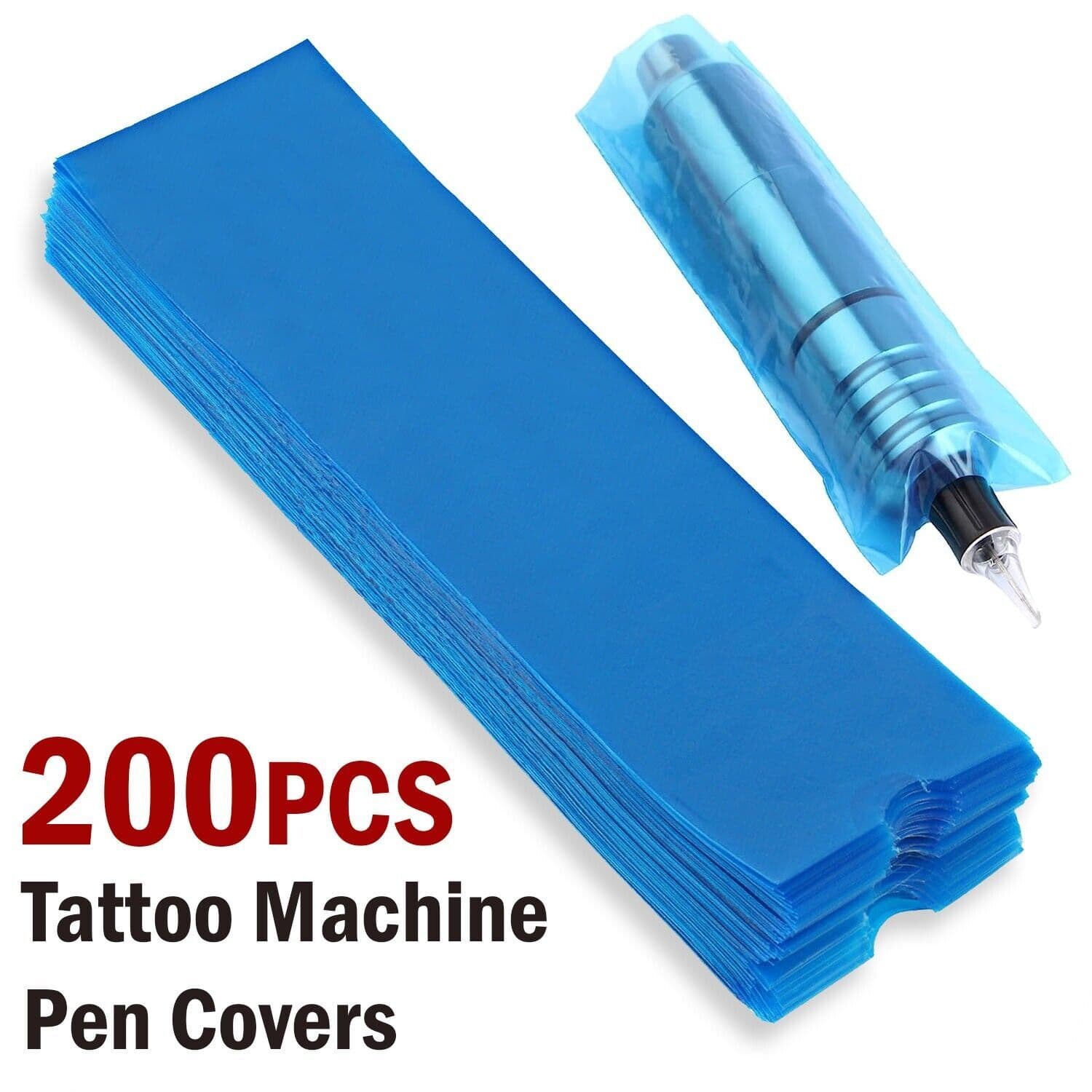 image-Tattoo Pen Covers 200PCS Machine Pen Sleeves Plastic Bag Covers For Machine Pen