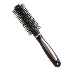 image-Household Curling Comb With Inner Buckle Shape Hairdressing Cylinder Roller Comb
