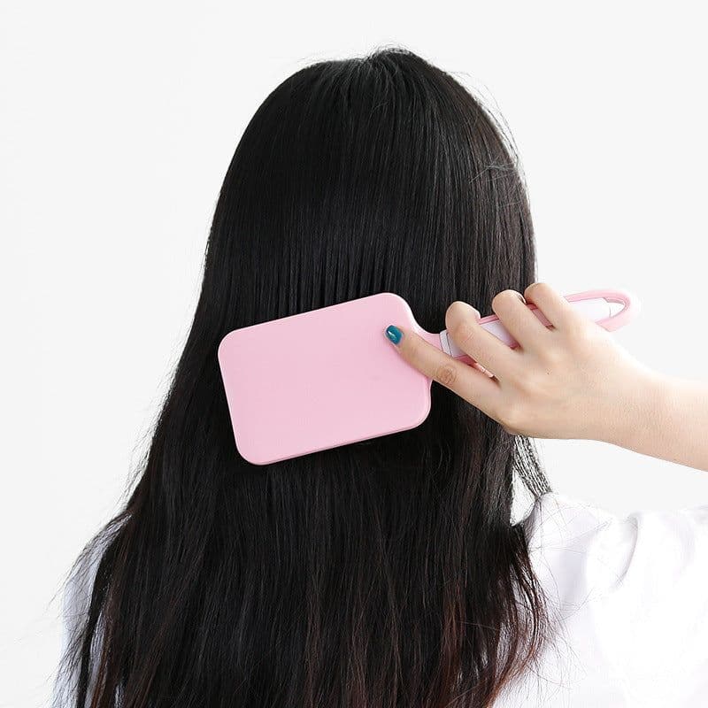 image-Household Curling Comb With Inner Buckle Shape Hairdressing Cylinder Roller Comb