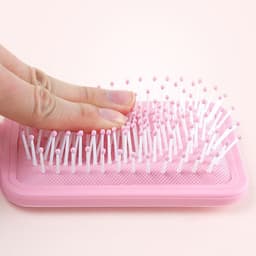 image-Household Curling Comb With Inner Buckle Shape Hairdressing Cylinder Roller Comb