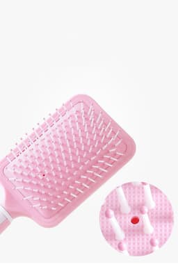 image-Household Curling Comb With Inner Buckle Shape Hairdressing Cylinder Roller Comb