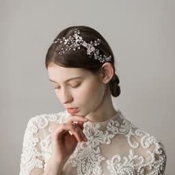 image-Vintage Leaf Branch Bridal Hair Comb Wedding Accessories