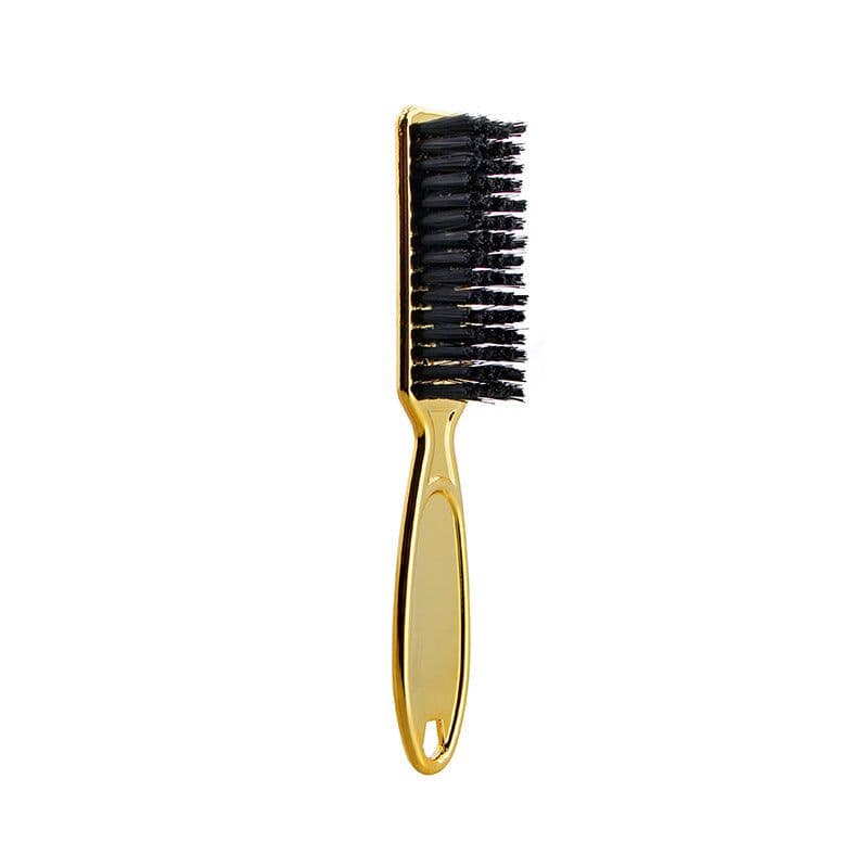 image-Retro Gradient oil Head Electroplating Broken Hair Sweeping Neck Cleaning Beard Brush Hair Salon Hairdressing
