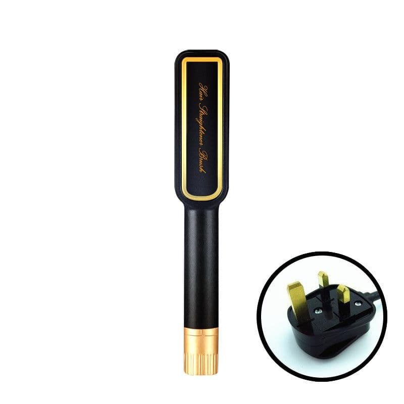 image-Hair Straightener, Electric Splint, Straight Clamp, Ceramic Hair Straightener, Straight Plate, Black Electronic Thermostat, American Standard Hair Straightener
