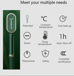 image-Hair Straightener Brush Hair Styling Tools Other Hair Salon Equipment Transfer Print Surface