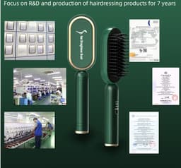 image-Hair Straightener Brush Hair Styling Tools Other Hair Salon Equipment Transfer Print Surface
