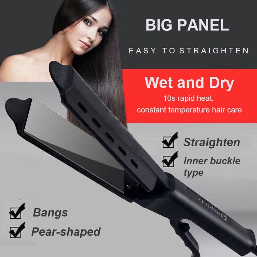 image-U.S. Standard Non-injury Hair Straightener Steam Hair Straightener Splint