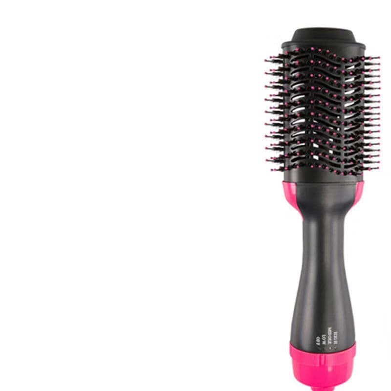image-Multifunctional Hot Air Comb Amazon Cross-Border Three-In-One Hair Dryer Curler Straight Hair Comb Styling Comb