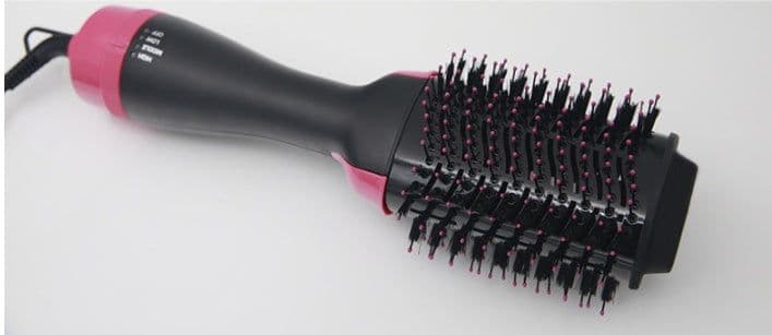 image-Multifunctional Hot Air Comb Amazon Cross-Border Three-In-One Hair Dryer Curler Straight Hair Comb Styling Comb