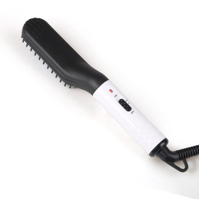 image-Multifunctional Hair Straightener Hair Comb Brush Men Beard Straightener Straightening