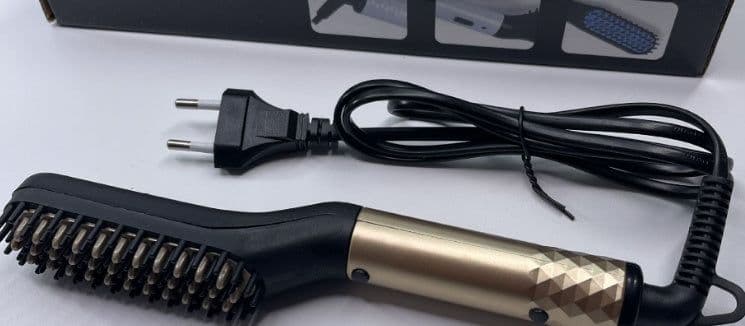 image-Multifunctional Hair Straightener Hair Comb Brush Men Beard Straightener Straightening