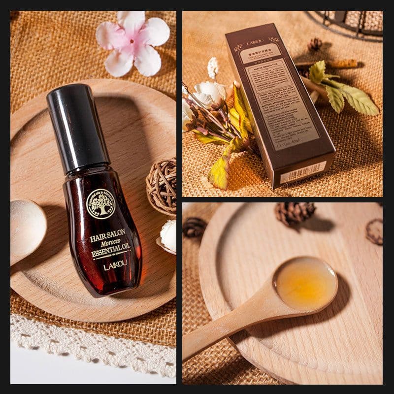 image-Ladies Straightening Comb Men's Multifunctional Hair Comb With Hair Care Essential Oil 40ml