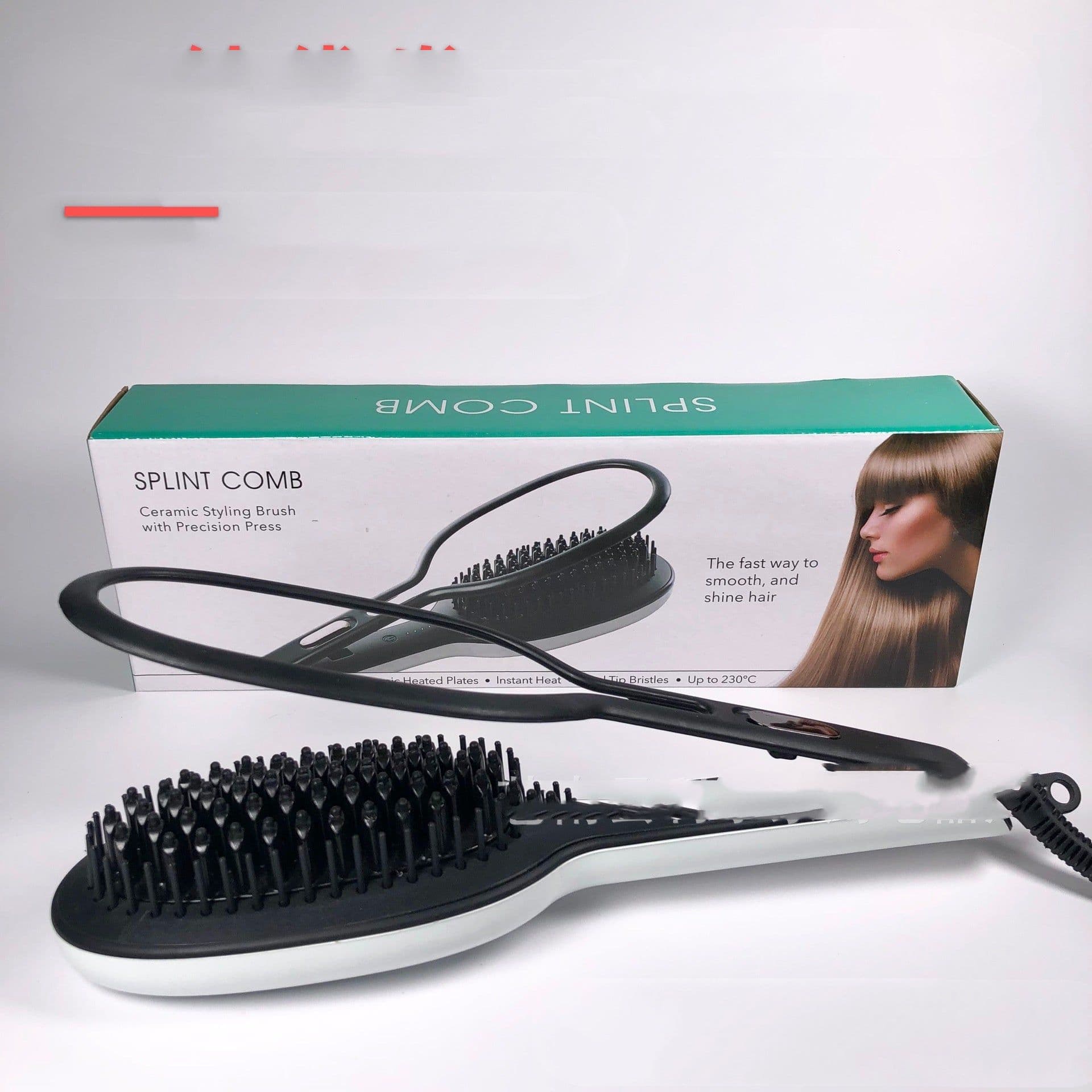 image-Explosive Style Hairdresser Splint Straight Hair Comb