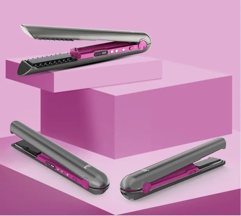 image-USB Wireless Charging Hair Straightener Comb