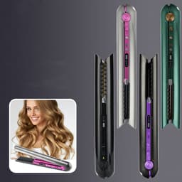 image-USB Wireless Charging Hair Straightener Comb