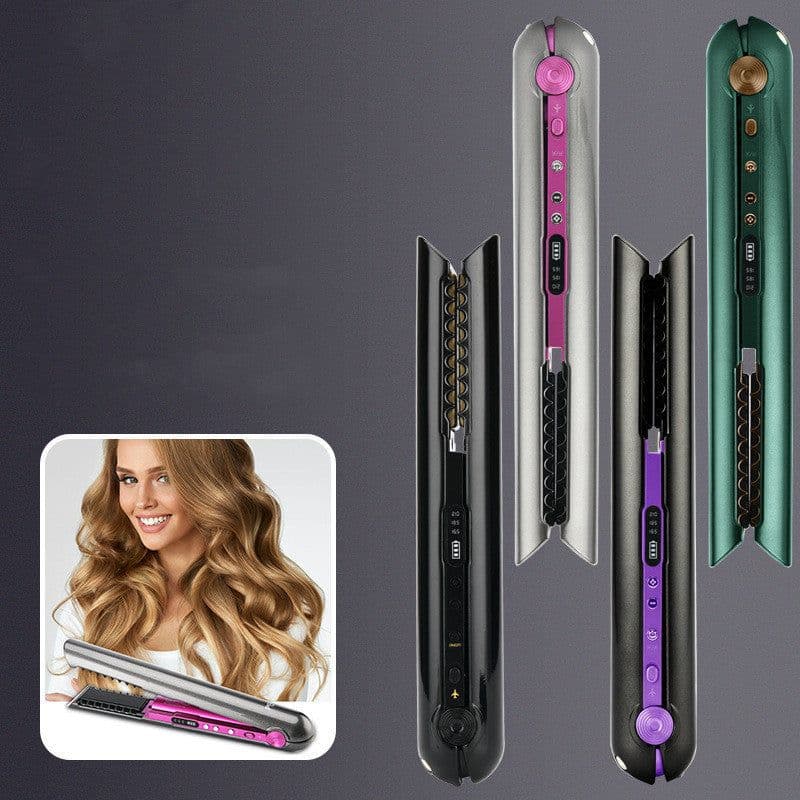 image-USB Wireless Charging Hair Straightener Comb