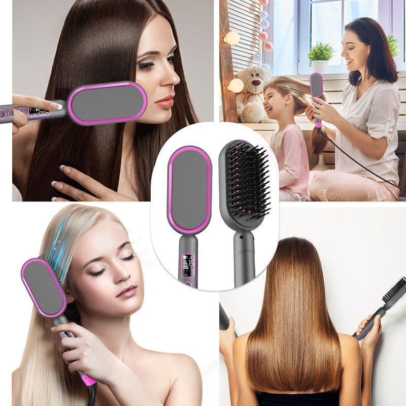 image-Multifunctional Hot Air Combing And Straight Rolling Dual Purpose Hair Dryer