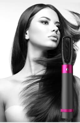 image-Professional 5 In 1 Hair Dryer Brush Dryer And Straightening Brush Electric Hair Styling Tool Automatic Hair Curler Beauty Supplies Gadgets