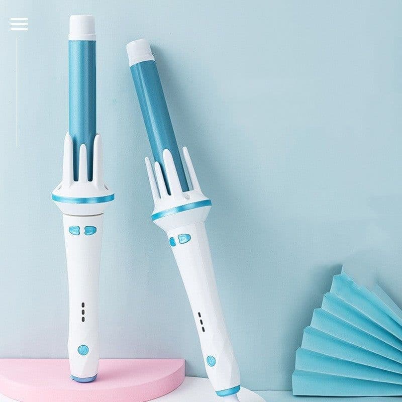 image-Electric Rotating Non-invasive Hair Iron Large Volume Wave Volume Female