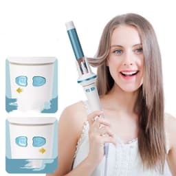 image-Electric Rotating Non-invasive Hair Iron Large Volume Wave Volume Female