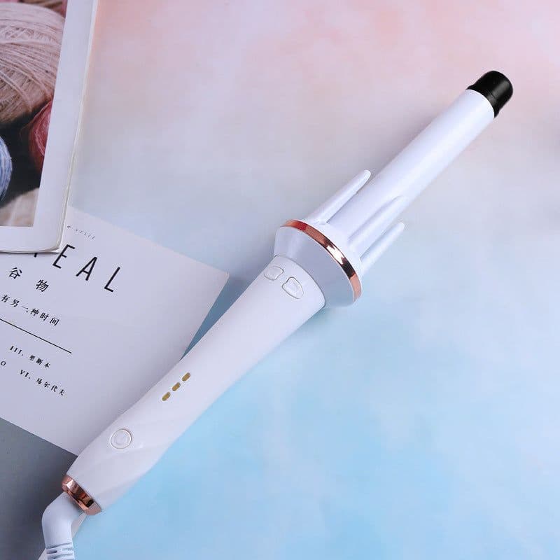 image-Electric Rotating Non-invasive Hair Iron Large Volume Wave Volume Female