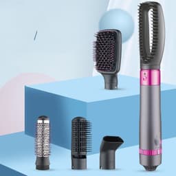 image-Multifunctional Straight Hair Comb Curler With High Power