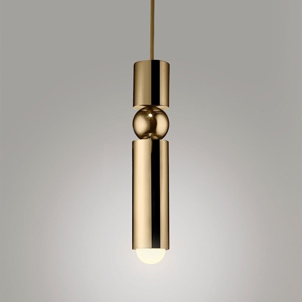image-Nordic Brass Pendant Lights Modern Living Room Led