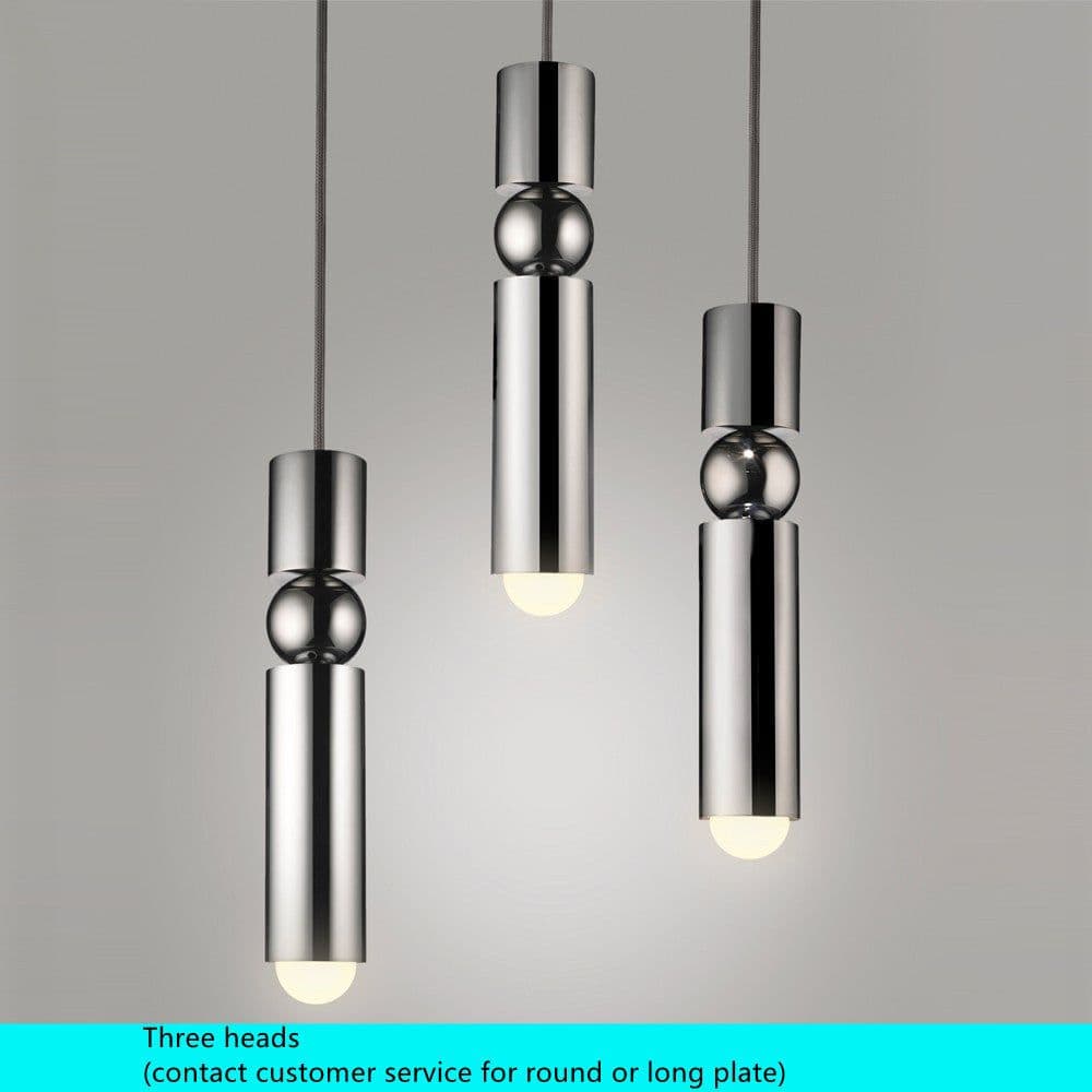 image-Nordic Brass Pendant Lights Modern Living Room Led