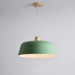 image-Nordic Wood Pendant Lighting Fixture Luminaire Round Kitchen Dining Room Hanging Lamp Suspension Light Home Decor Black Bedside