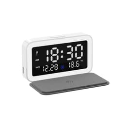 image-6 IN 1 Wireless Charging Clock Digital Thermometer 15W Wireless Chargers LED Night Light Alarm Clock Mobile Phone Fast Charging