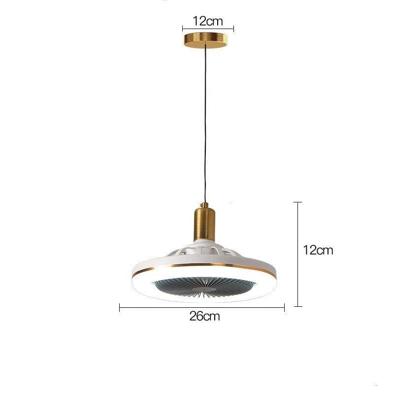 image-Restaurant Bar Modern Simple Small Ceiling Fan Light
