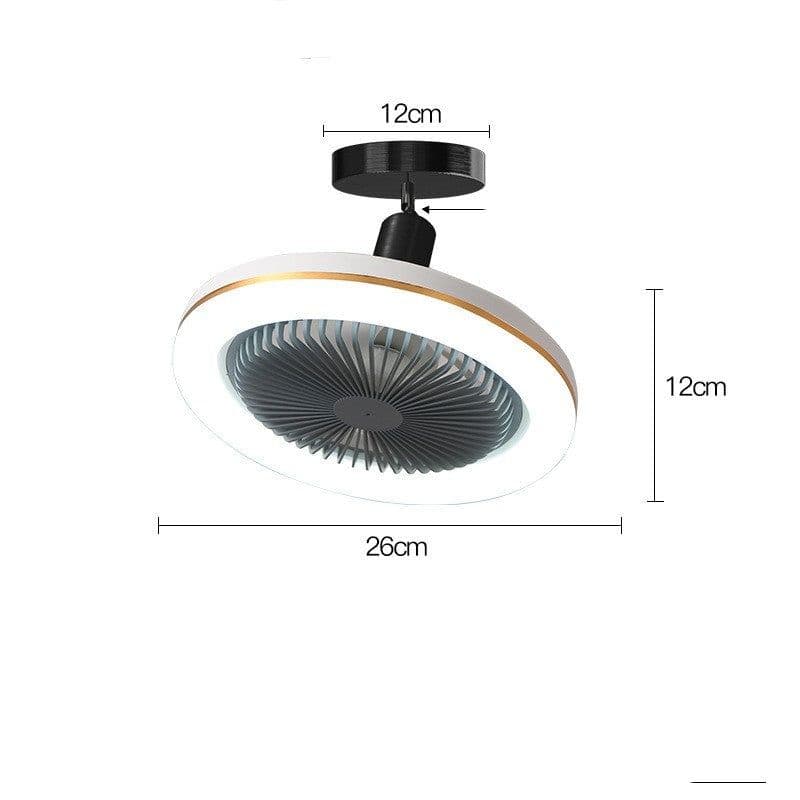 image-Restaurant Bar Modern Simple Small Ceiling Fan Light