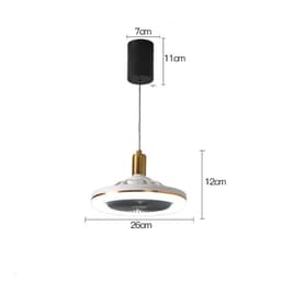 image-Restaurant Bar Modern Simple Small Ceiling Fan Light