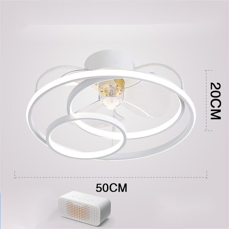image-Ceiling Fan Lamp Nordic Creative Modern Invisible Chandelier