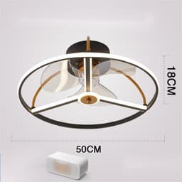 image-Ceiling Fan Lamp Nordic Creative Modern Invisible Chandelier