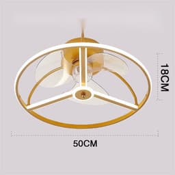 image-Ceiling Fan Lamp Nordic Creative Modern Invisible Chandelier