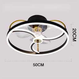 image-Ceiling Fan Lamp Nordic Creative Modern Invisible Chandelier