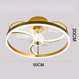 image-Ceiling Fan Lamp Nordic Creative Modern Invisible Chandelier
