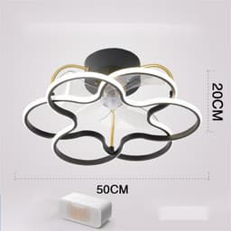 image-Ceiling Fan Lamp Nordic Creative Modern Invisible Chandelier