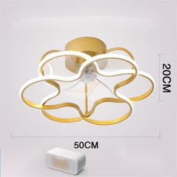 image-Ceiling Fan Lamp Nordic Creative Modern Invisible Chandelier