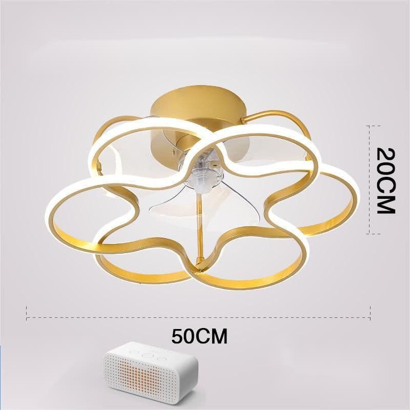 image-Ceiling Fan Lamp Nordic Creative Modern Invisible Chandelier